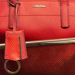 Calvin Klein Red Tote